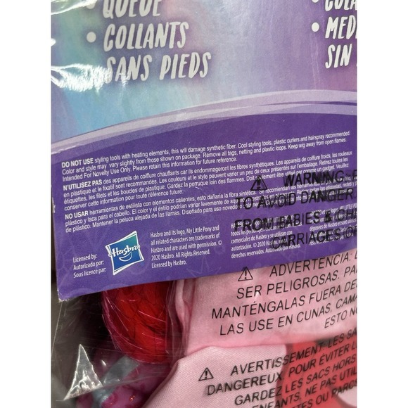 My Little Pony Pinkie Pie Halloween Costume Girls Medium 8-10 Dress, Wig, + More - Picture 5 of 8